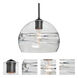 Spirit 10 1 Light Black Cord Pendant Ceiling Light