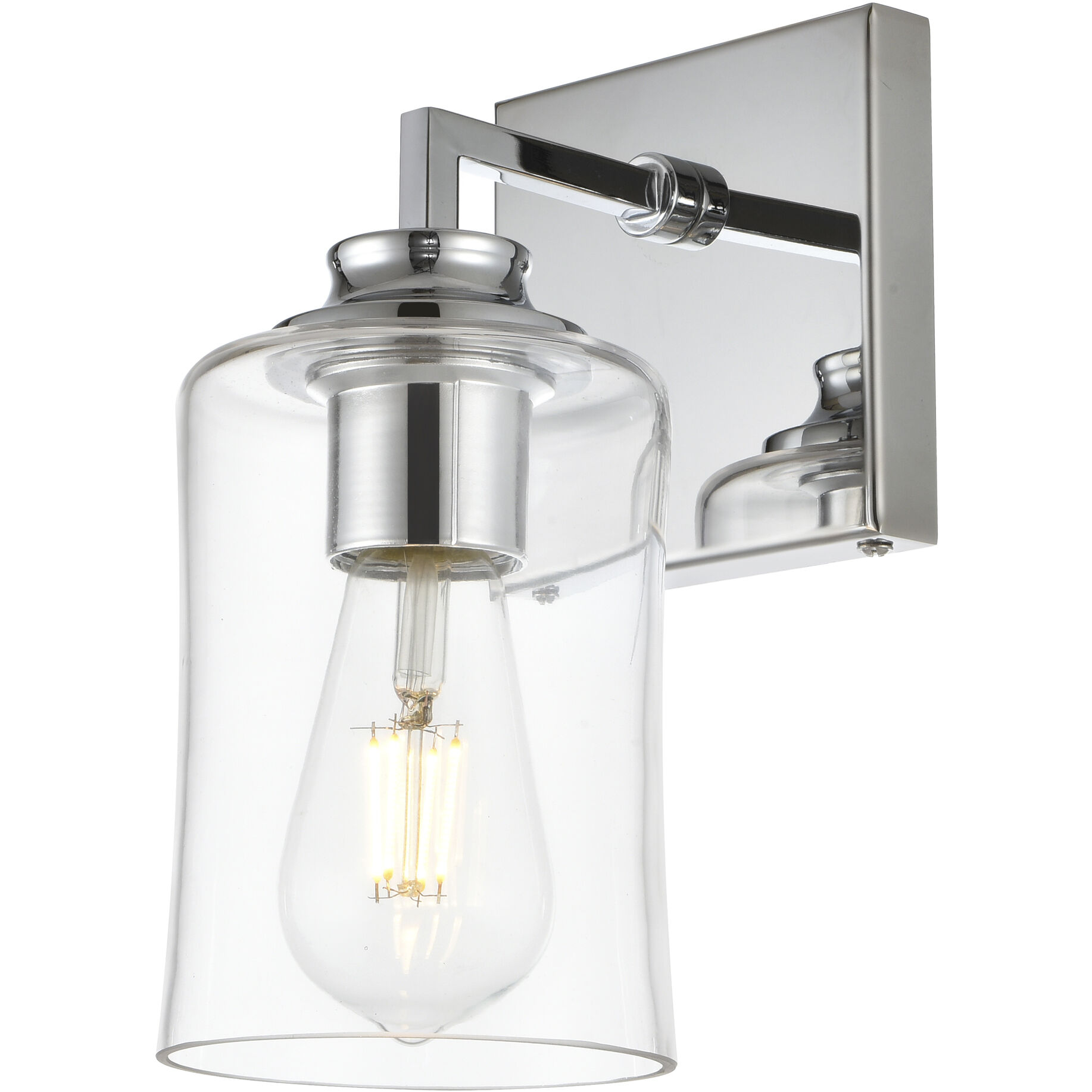 Ronnie 1 Light 5 inch Chrome Bath Sconce Wall Light