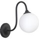 Alora Mood Bancroft 1 Light 6 inch Matte Black Bath Vanity Light Wall Light