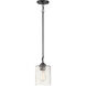 Stonehenge 1 Light 5.5 inch Bronze Single Pendant Ceiling Light