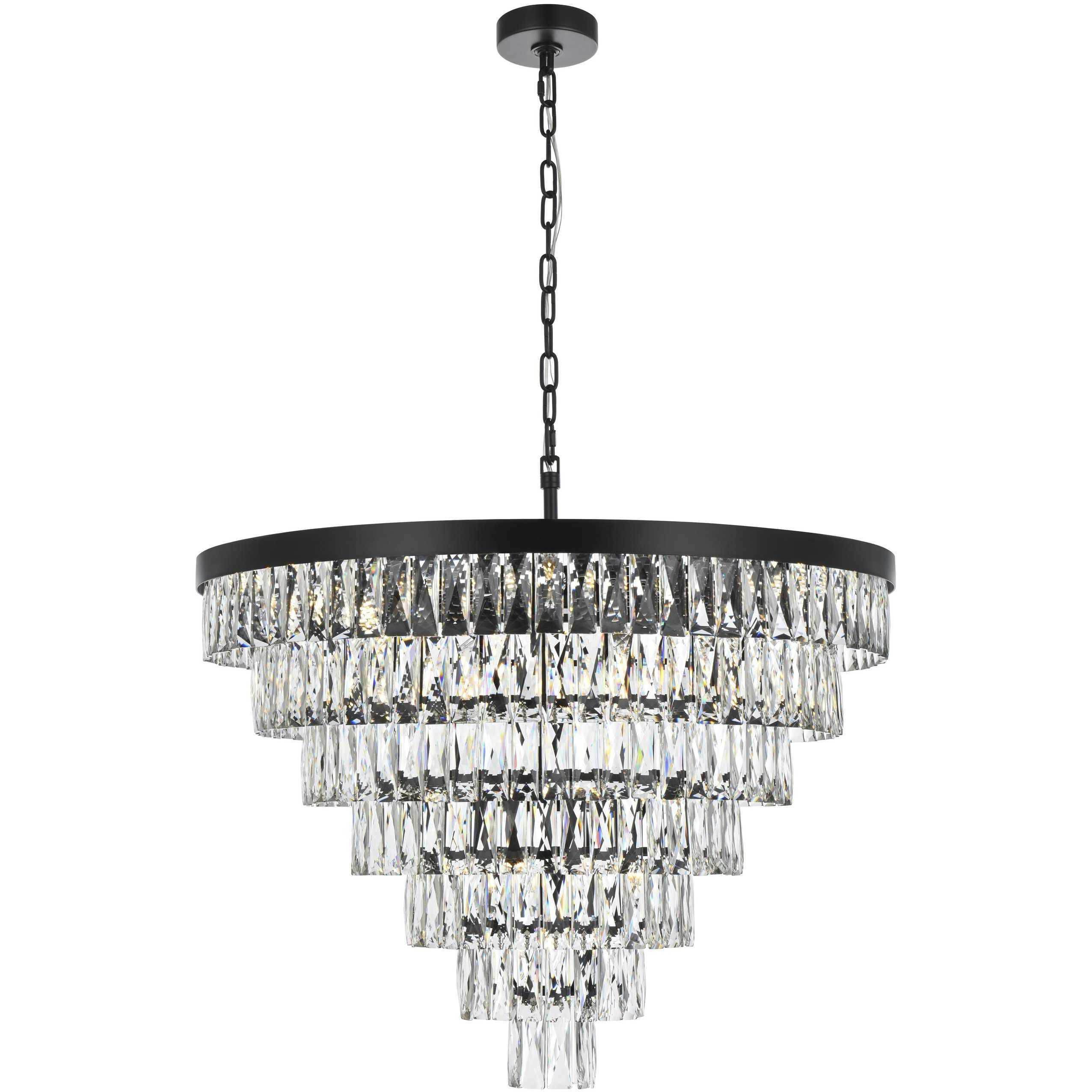 Josephine 25 Light 32 inch Black Chandelier Ceiling Light