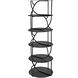 Rain 86 X 31 X 31 inch Matte Black Shelf