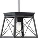Briarwood 1 Light 10 inch Textured Black Pendant Ceiling Light