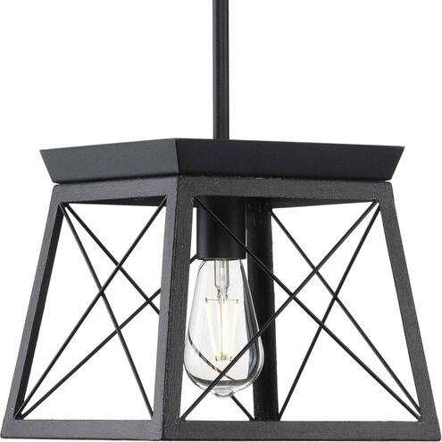 Briarwood 1 Light 10 inch Textured Black Pendant Ceiling Light