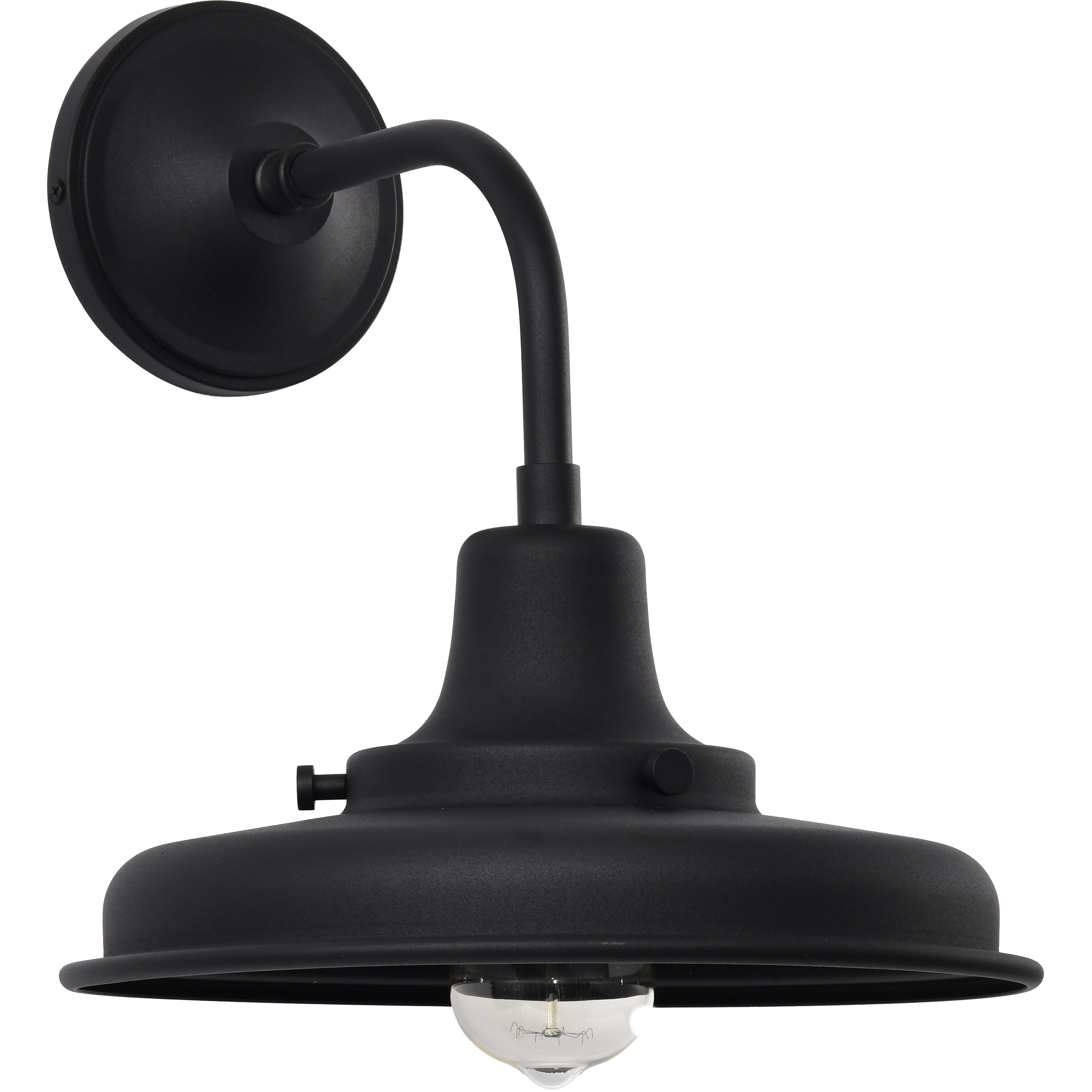 Morris 13.38 inch Black Outdoor Wall Light