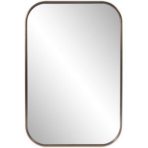 Milo 36 X 24 inch Brass Mirror
