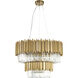 Canada 12 Light 30 inch Gold Chandelier Ceiling Light