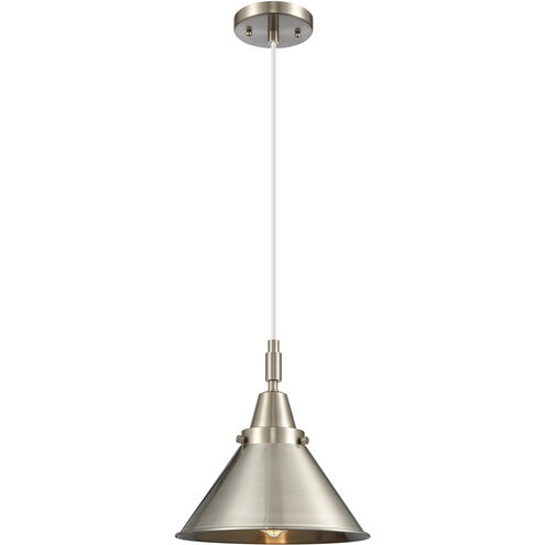 Downtown Urban Briarcliff 1 Light 10 inch Brushed Satin Nickel Mini Pendant Ceiling Light