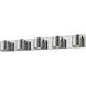 Sempter LED 36.25 inch Chrome Vanity Wall Light in 4.85, Chrome and Crystal