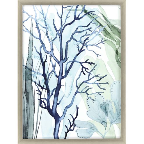 Naturals Collection Blue Framed Art