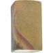 Ambiance Rectangle LED 5.25 inch Harvest Yellow Slate ADA Wall Sconce Wall Light, Small