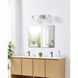 Valentin 3 Light 24 inch Brushed Nickel Vanity Light Wall Light