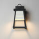Shutters 1 Light 14 inch Black Outdoor Wall Mount in White