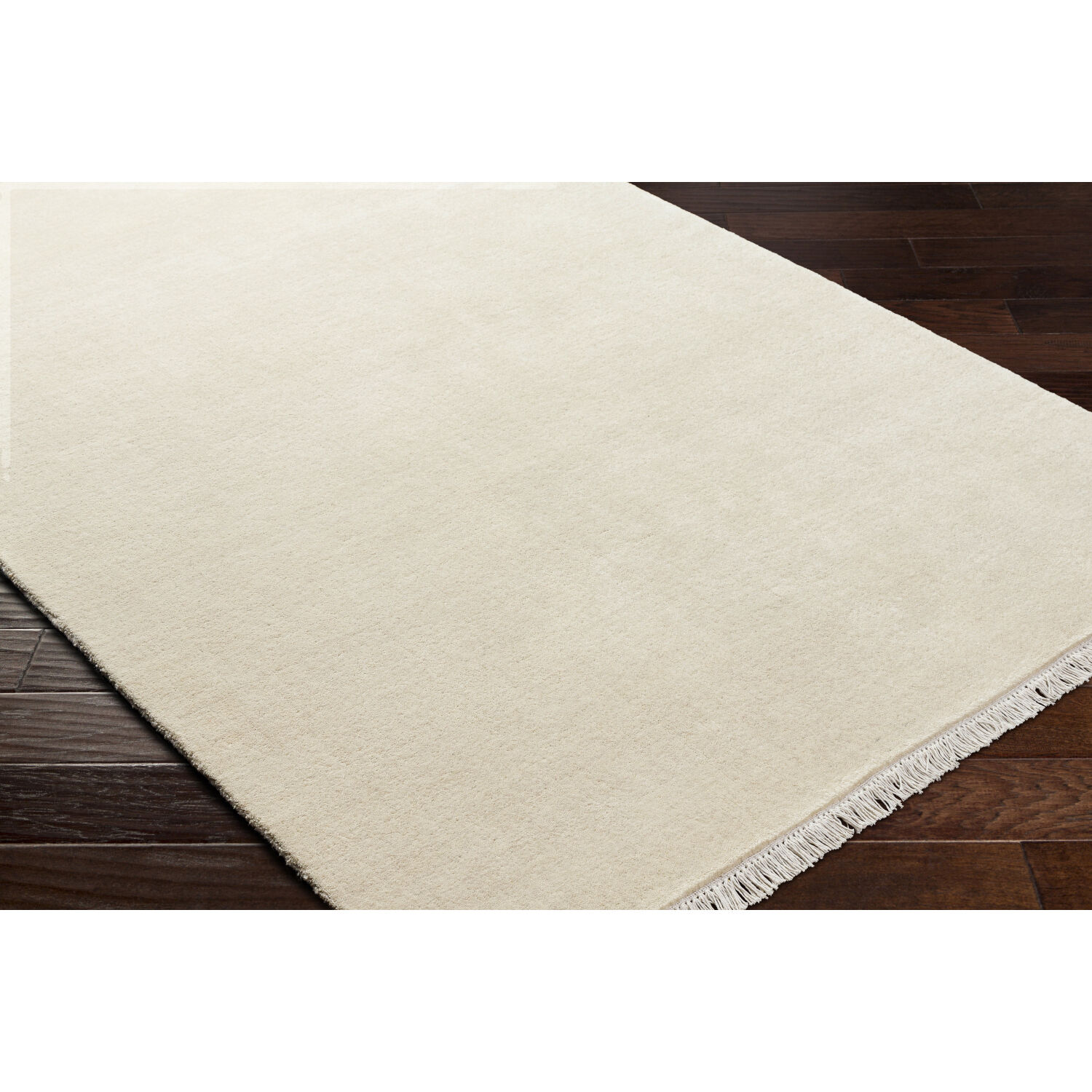 Evergreen 96 X 96 inch Pearl Handmade Rug in 8 x 8