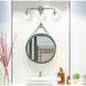 Hanson 3 Light 28 inch Polish Nickel Bath Sconce Wall Light
