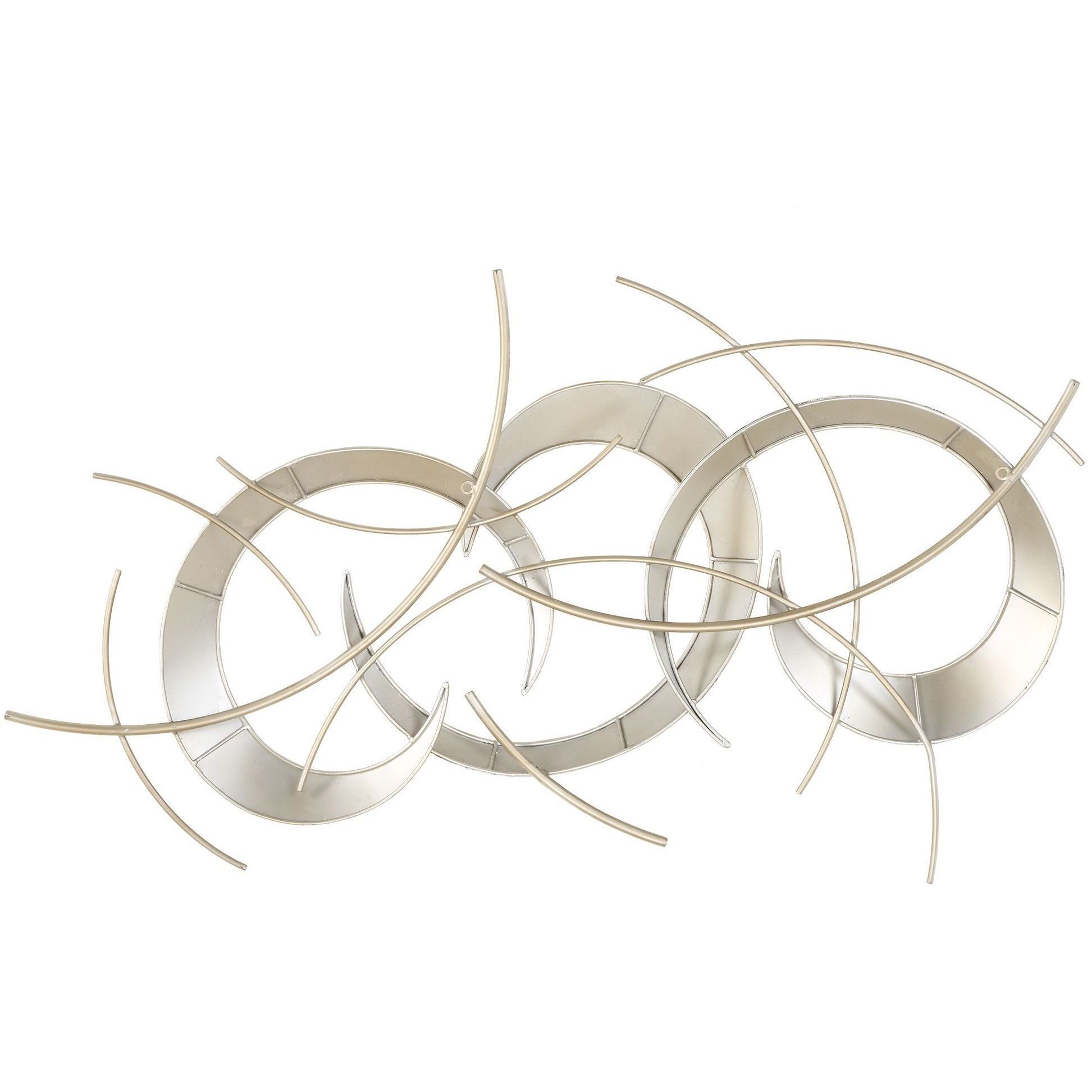 Motivate Antique Gold and Warm Silver Wall Art