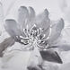 Francis Blooms Off White with Gray and Silver Framed Wall Art