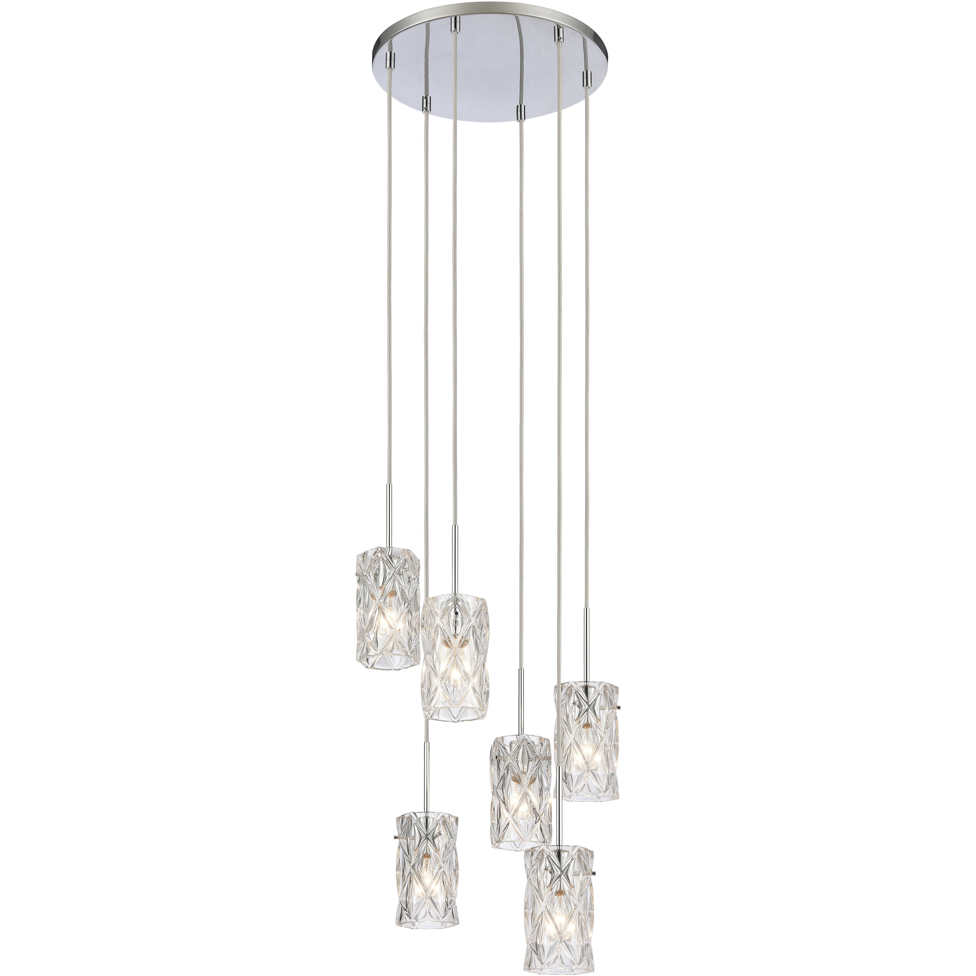 Forma de Crystal Pendant Ceiling Light