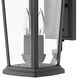 Bromley Outdoor Wall Mount Lantern in Museum Black, Non-LED, Small