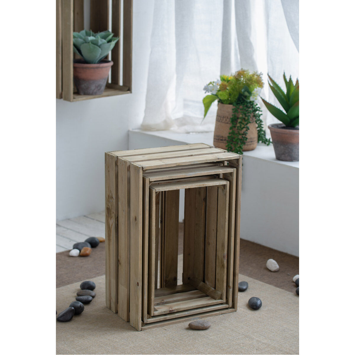 Anita Natural Brown Planter