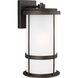 Wilburn 1 Light 20 inch Antique Bronze Outdoor Wall Lantern, Large
