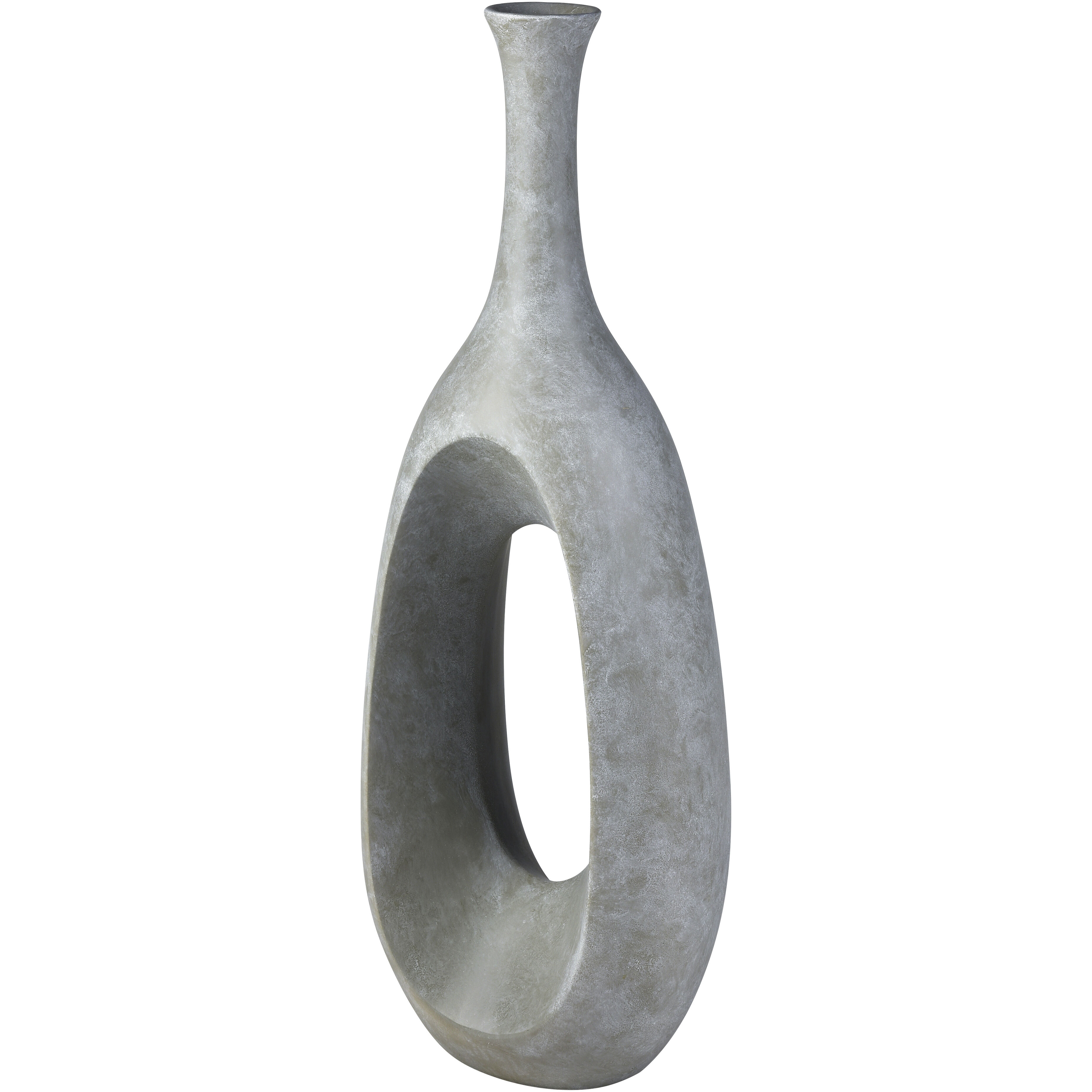 Parga Faux Concrete with White Bottle