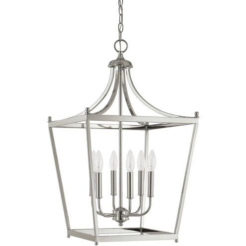 Stanton 6 Light 17 inch Polished Nickel Foyer Ceiling Light