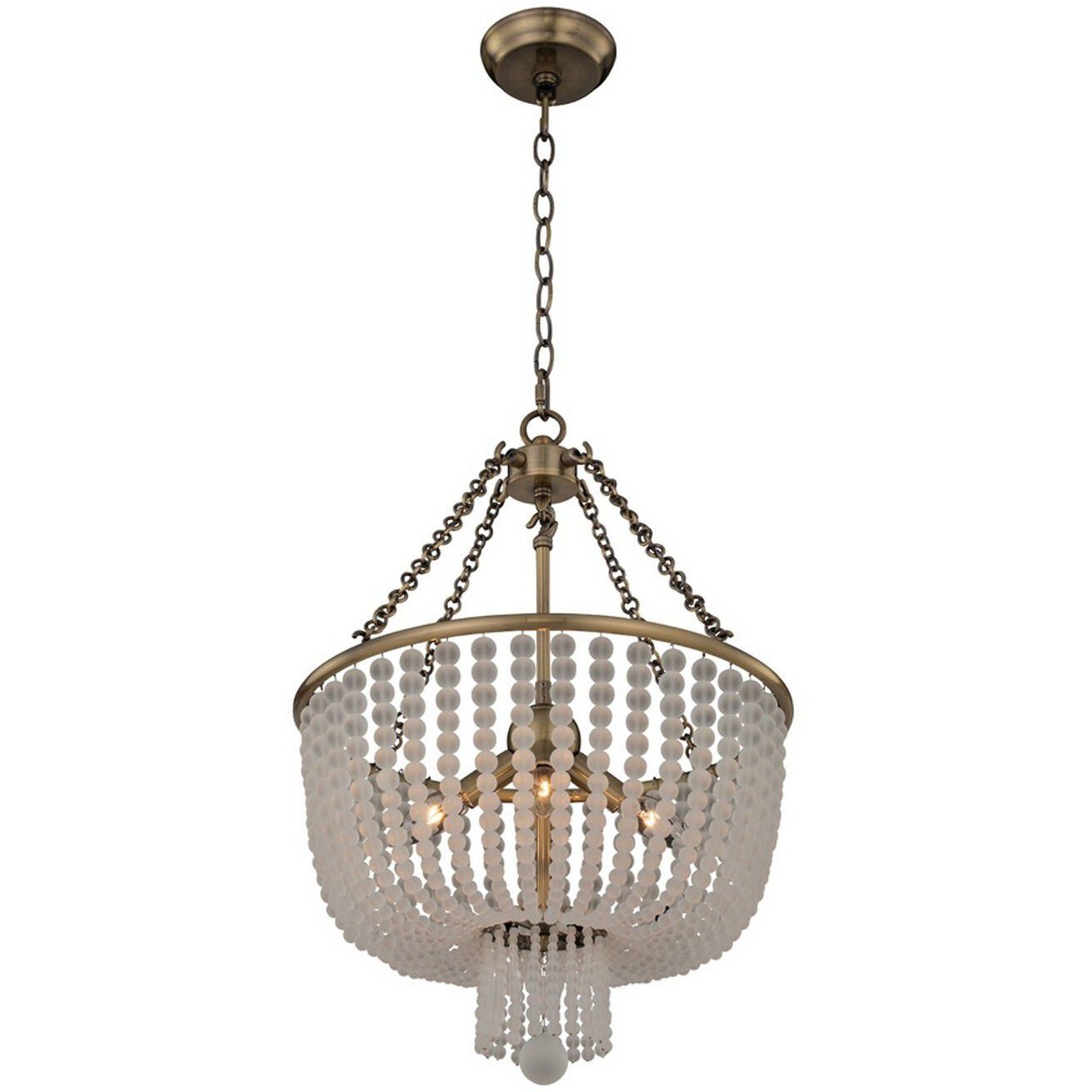 Esperanza 4 Light 16 inch Brushed Champagne Gold Pendant Chandelier Ceiling Light