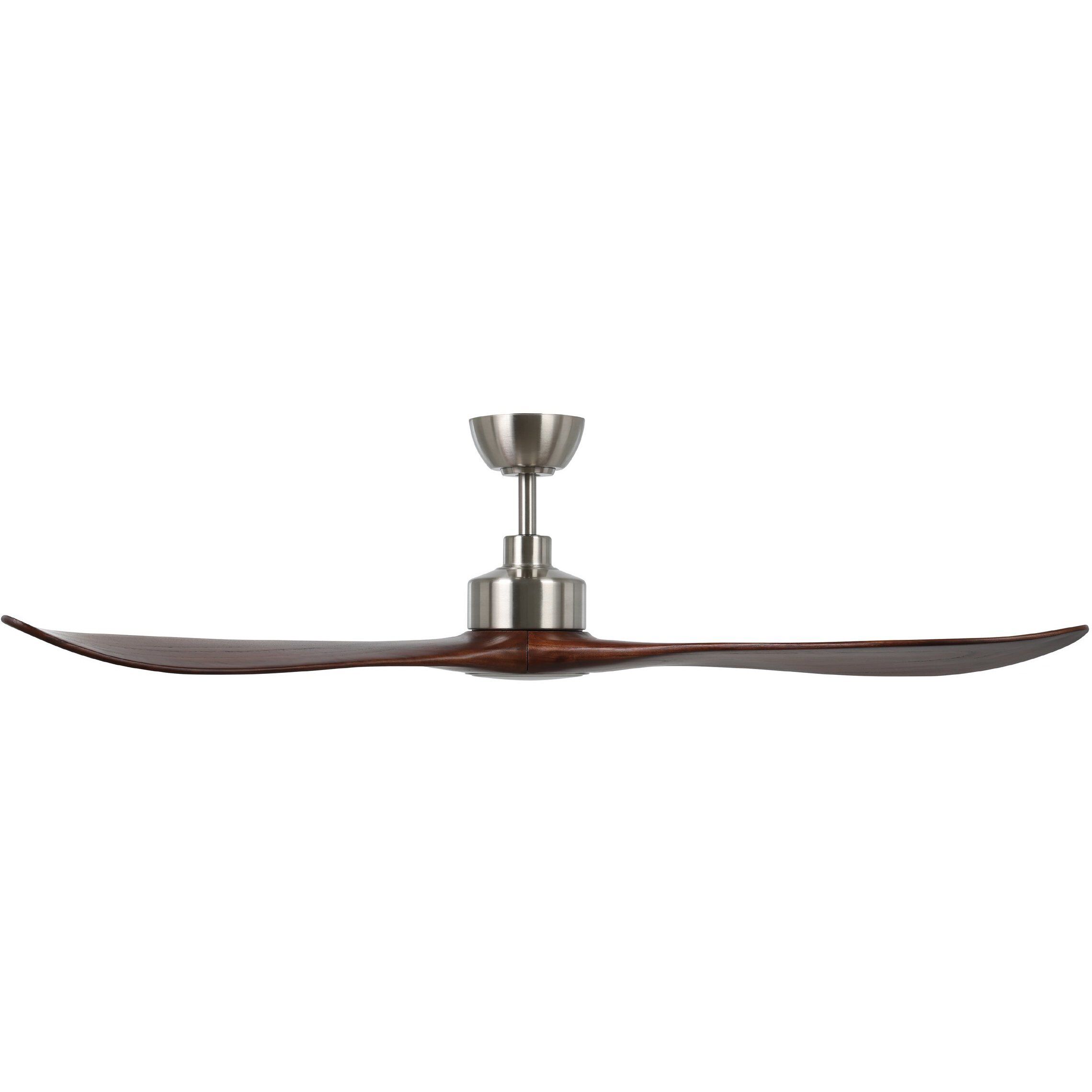 Westerly 60 inch Brushed Nickel with Acacia Blades Ceiling Fan