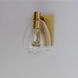 Babylon 1 Light 7 inch Satin Brass Wall Sconce Wall Light