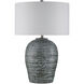 Agatha 29.5 inch 150 watt Reactive Black & White Table Lamp Portable Light
