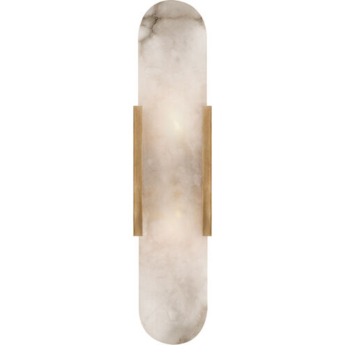 Kelly Wearstler Melange LED 4.25 inch Antique-Burnished Brass Sconce Wall Light