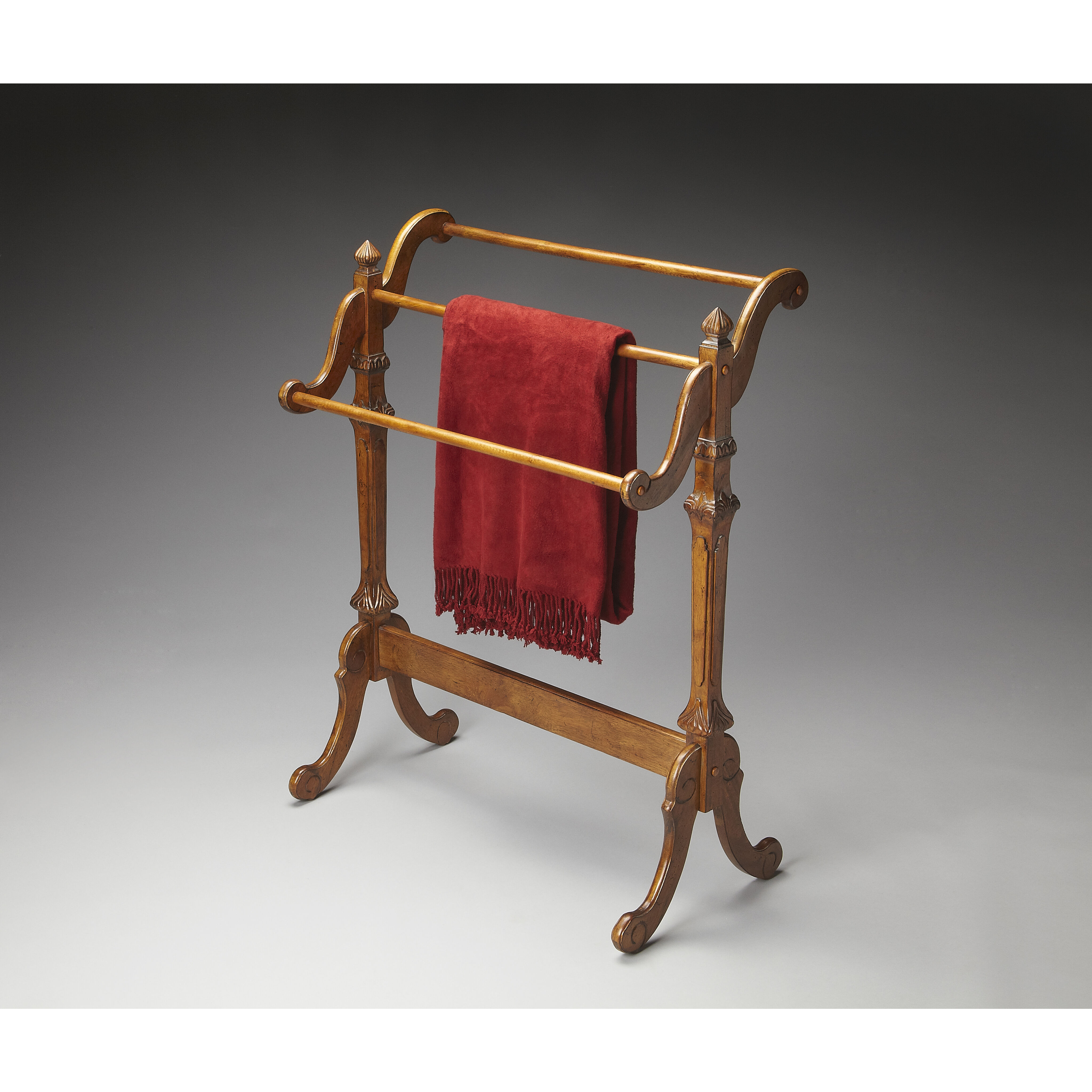 Oak quilt stand sale