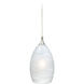 Milano LED 4.5 inch Satin Nickel Mini Pendant Ceiling Light