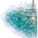 Bubbles 1 Light 27.5 inch Aqua Chandelier Ceiling Light