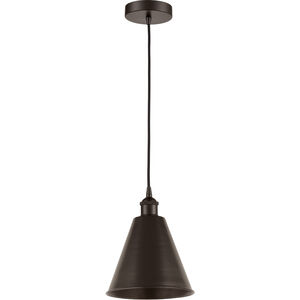Edison Cone LED 8 inch Oil Rubbed Bronze Mini Pendant Ceiling Light