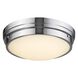 Cermack St. LED 17 inch Polished Chrome Flush Mount Ceiling Light