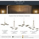 Palmela 6 Light Champagne Bronze Chandelier Ceiling Light