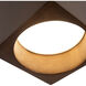 Bosco 5 inch Walnut Flush Mount Ceiling Light