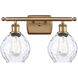 Ballston Small Waverly 2 Light 16 inch Brushed Brass Bath Vanity Light Wall Light, Ballston