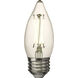 Branded Lamps LED T - Torpedo M - E-26 Medium 5 watt 120 2700K Light Bulb