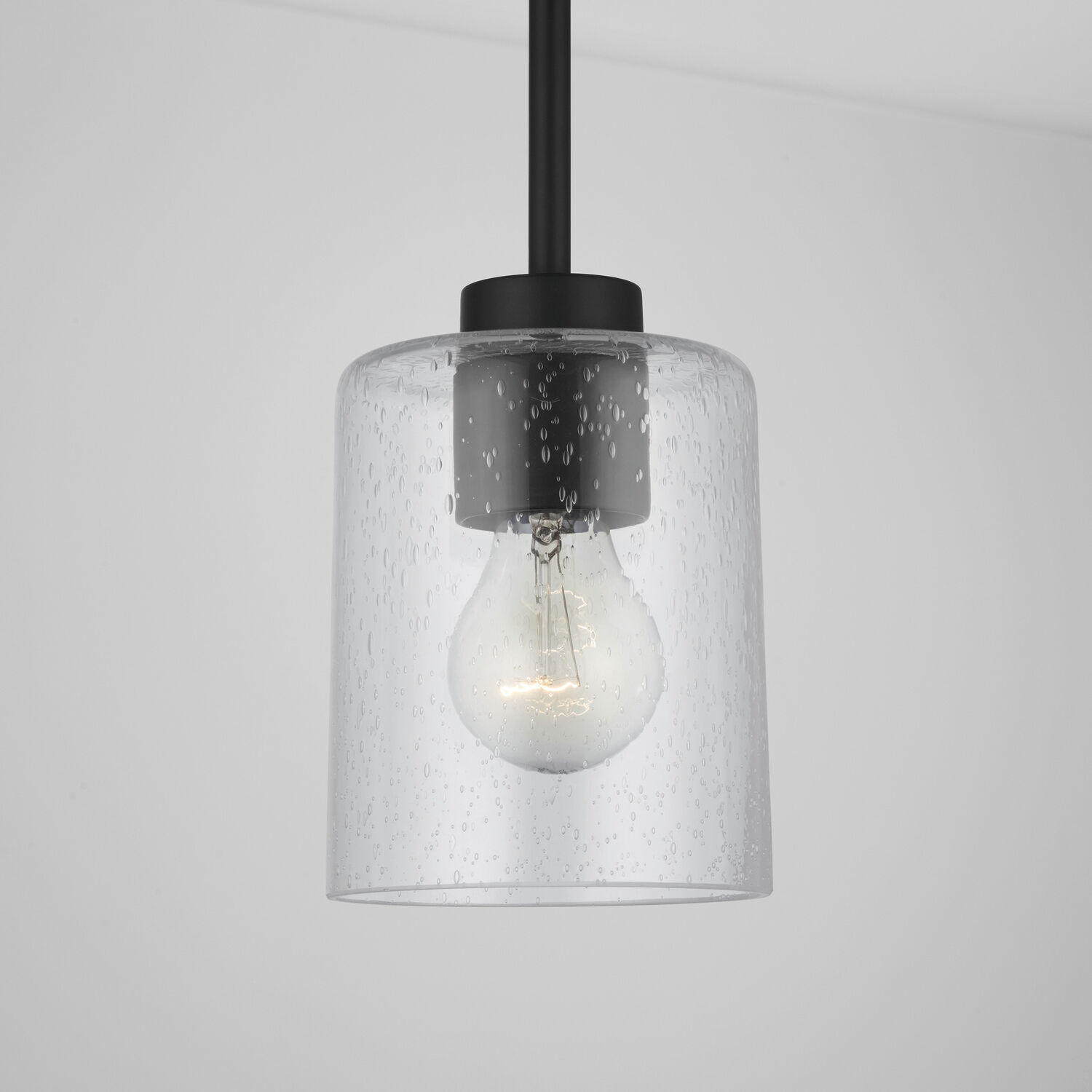Greyson 1 Light 5 inch Matte Black Pendant Ceiling Light