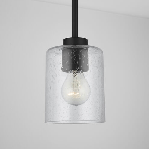 Greyson 1 Light 5 inch Matte Black Pendant Ceiling Light