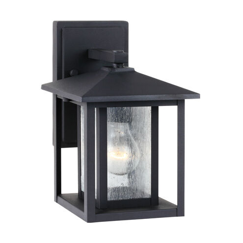 Hunnington 1 Light 11 inch Black Outdoor Wall Lantern, Small