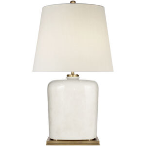 Thomas O'Brien Mimi Tea Stain Crackle Table Lamp in Linen