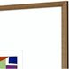 Abstract Collection Antique Gold Wood With Embossed Weave Pattern Framed Art