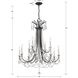 Karrington 12 Light 30 inch Matte Black Chandelier Ceiling Light