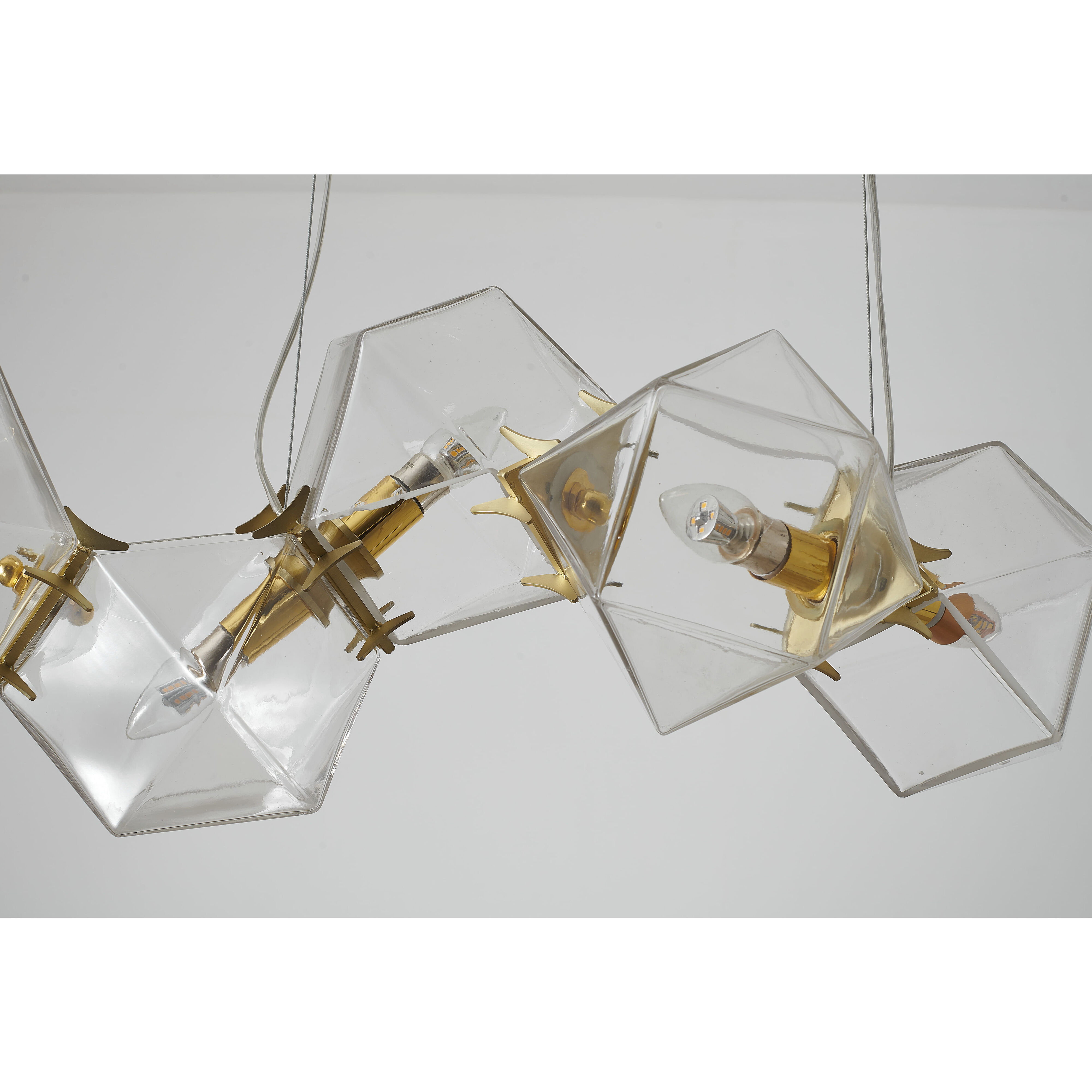 Canada 6 Light 11.8 inch Brass Gold Chandelier Ceiling Light