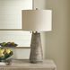Mosier 31 inch 150.00 watt Rustic Beiges and Grays with Brass Table Lamp Portable Light