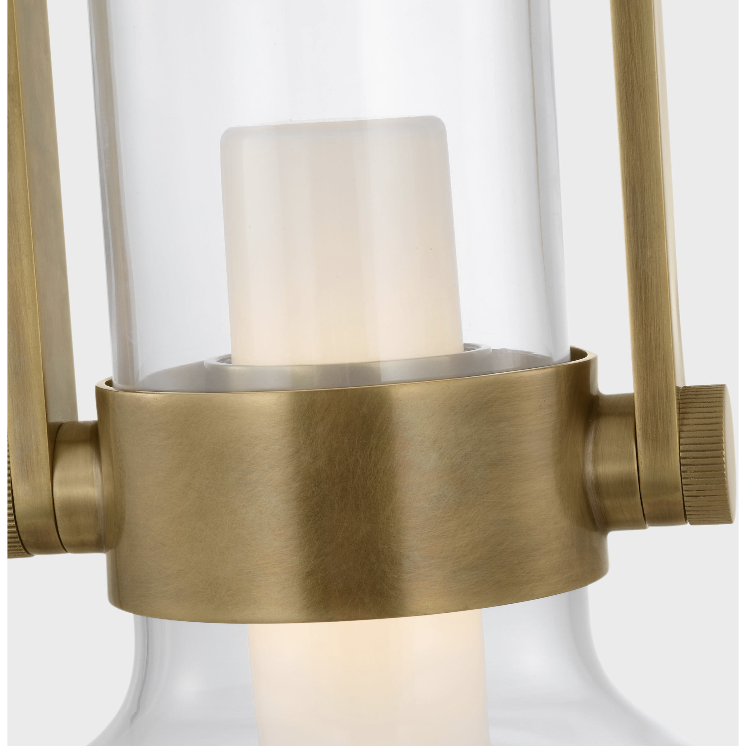 Ian K. Fowler Larkin LED 24 inch Hand-Rubbed Antique Brass Empire Pendant Ceiling Light